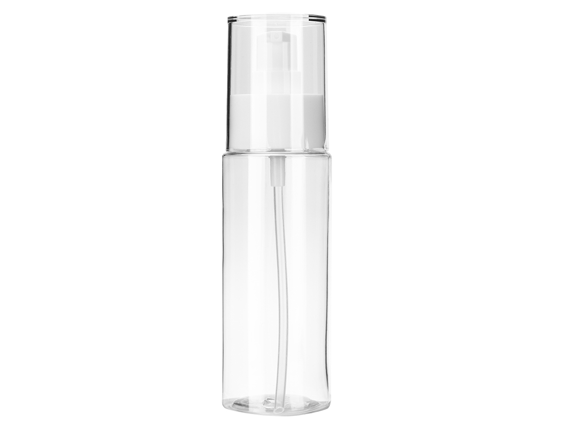 Botella De Loción Transparente Y Vacía Portátil Para Champú, Tónico Y Cosméticos Vante (100ml)