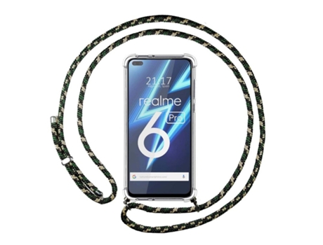 Carcasa Realme 6 Pro TUMUNDOSMARTPHONE Colgante Verde