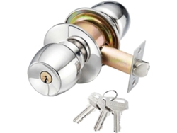 Cerradura De Entrada Con Llave, Pomos De Puerta De Acero Inoxidable, Mango Exterior (60mm) Para Dormitorio Y Baño