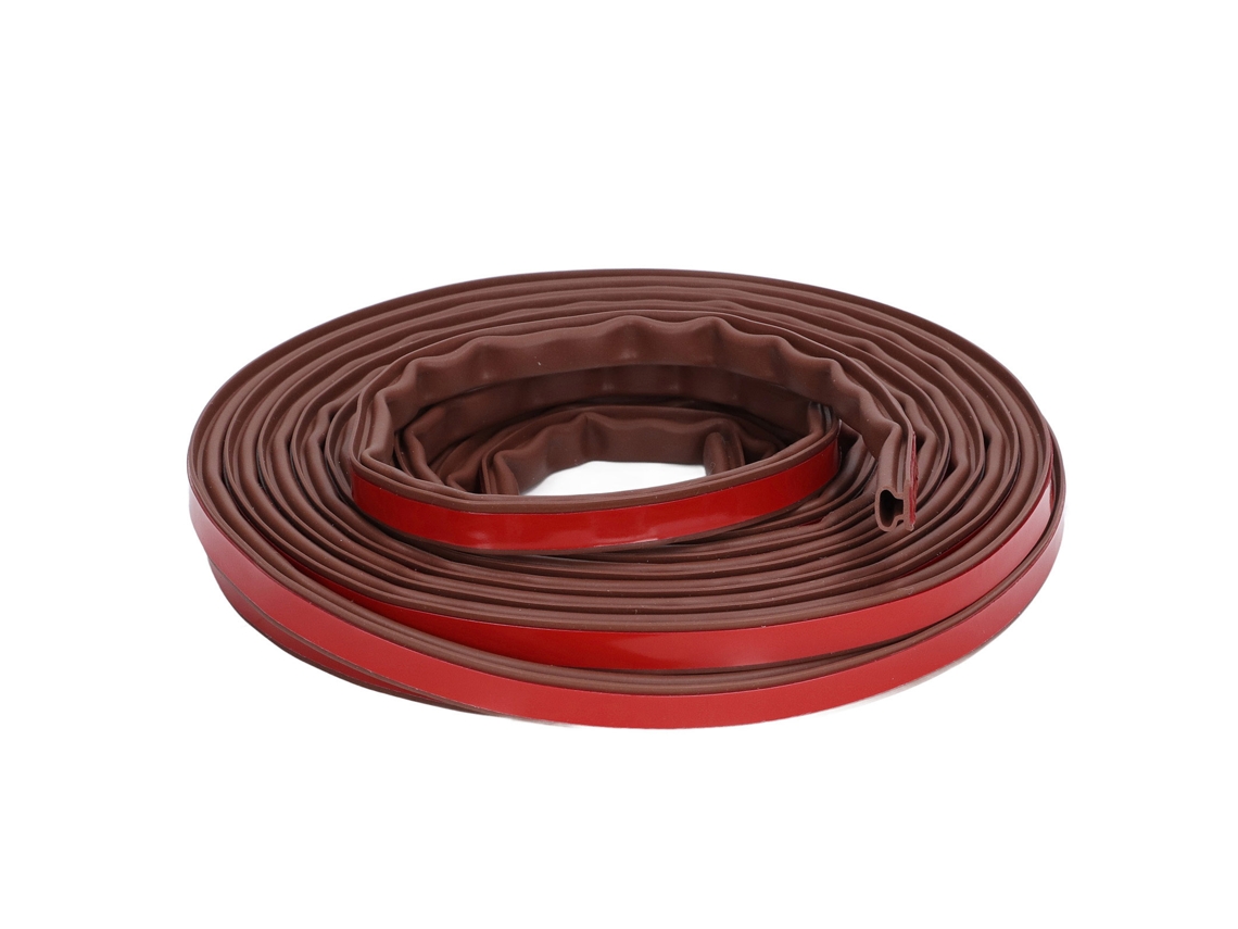 Cinta De Sellado Autoadhesiva De Caucho De Silicona De 6 M, Color Marrón, Para Puertas Y Ventanas, Resistente A La Intemperie.