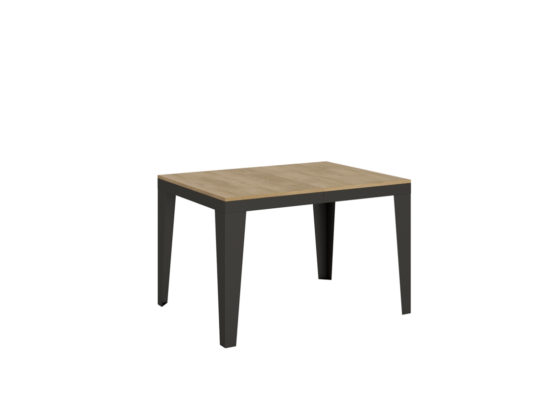 Mesa de Comedor ITAMOBY Flame Evolution (90x120/380 - Paneles de Melamina - Roble Natural)
