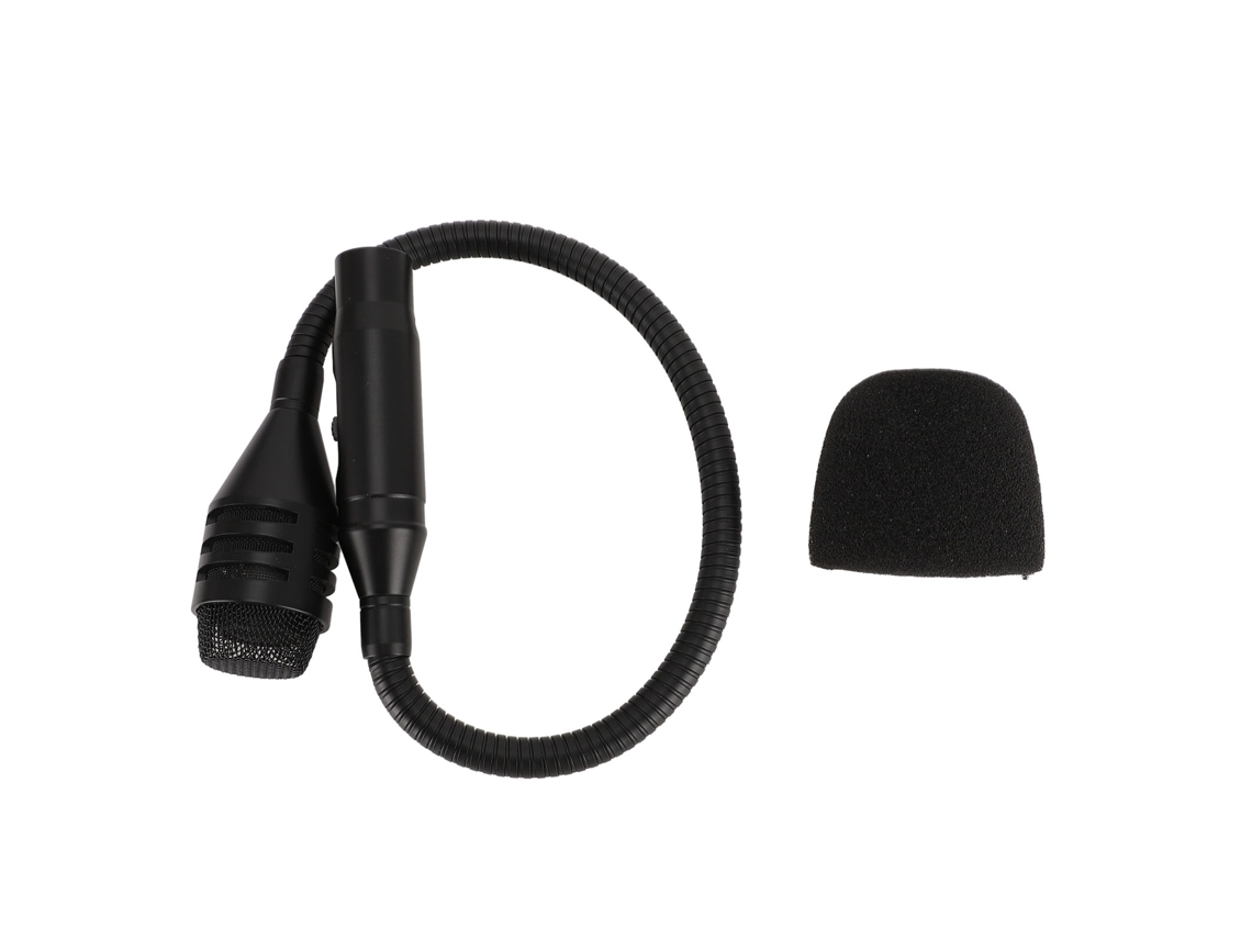 Micrófono De Cuello De Cisne Profesional Xlr De Bobina Móvil Metálica Para Dj, Escenario Y Bar.