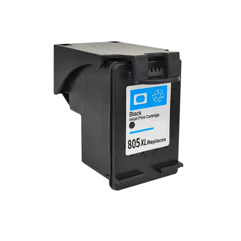 Cartucho De Tinta Remanufacturado De Color Negro hp 805 805xl Para Impresoras Hp Deskjet 1210/ 1212/2330/2332/2335/2720/2721/2722