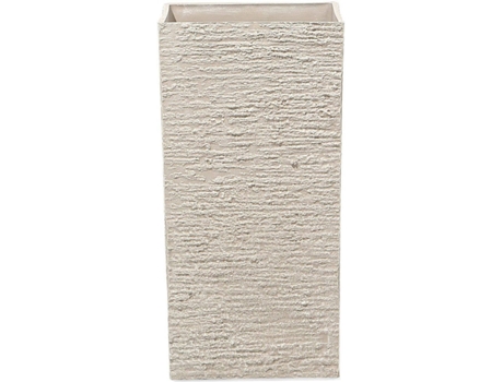Maceta cuadrada beige 30x30x60 cm BELIANI Gaza