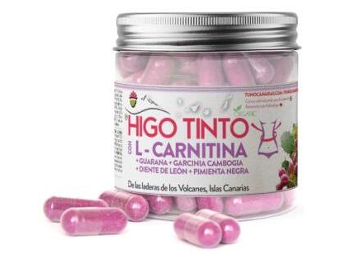 Higo Tinto L-Carnitinaguaraná 90 Cápsulas TUNO CANARIAS