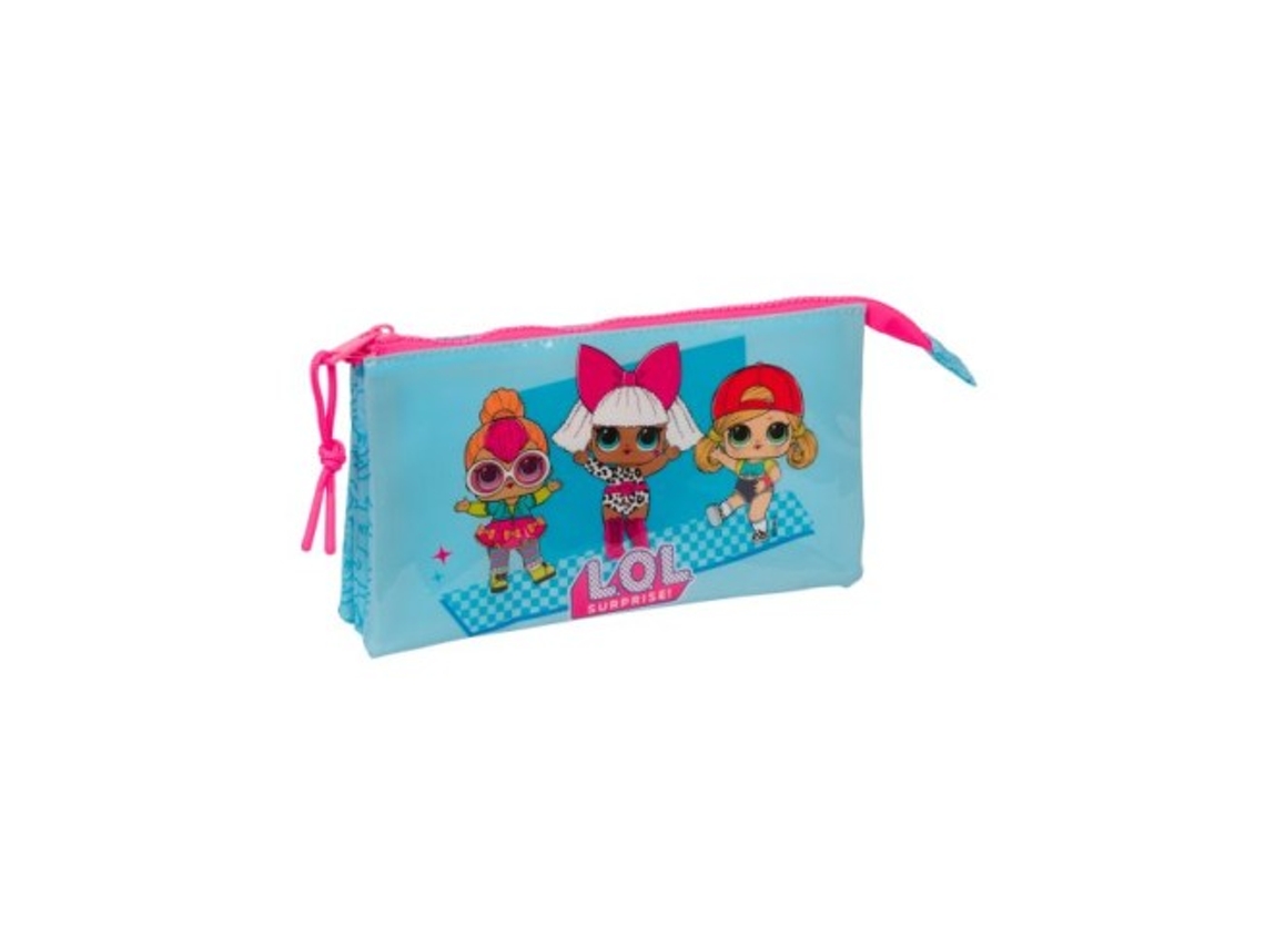 Estuche triple para lápices Lol Surprise! Divas 22x12x3cm Safta