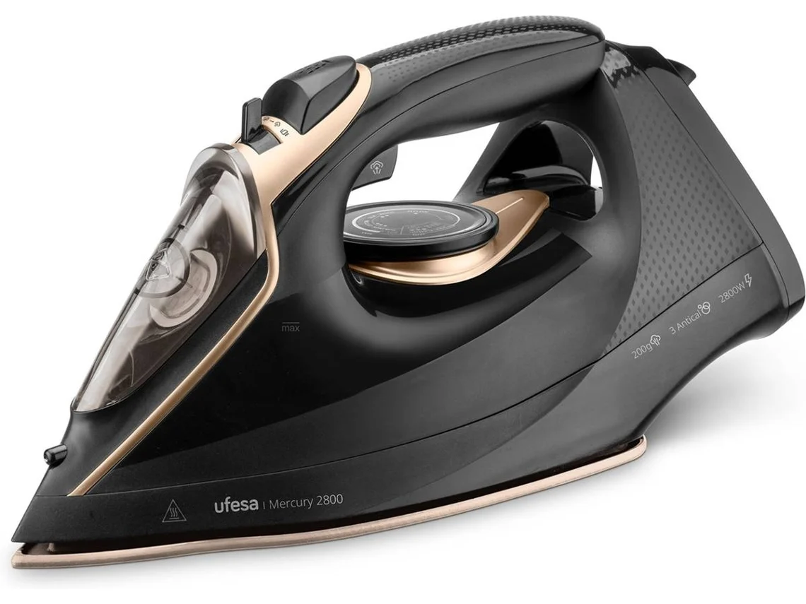 Plancha de Vapor UFESA Mercury (200 g/min - Base: Cerámica)