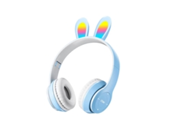 Auriculares On Ear Bluetooth TRUMSEN  P47R Over Ear Azul claro