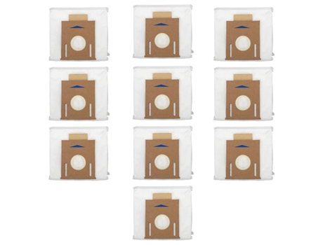 Paquete de 10 bolsas de polvo al vacío para Ecovacs Deebot Ozmo T8 Aivi T8 Max T8 Series T9 Series N8 Pro Plus N8 Pro Robot aspirador