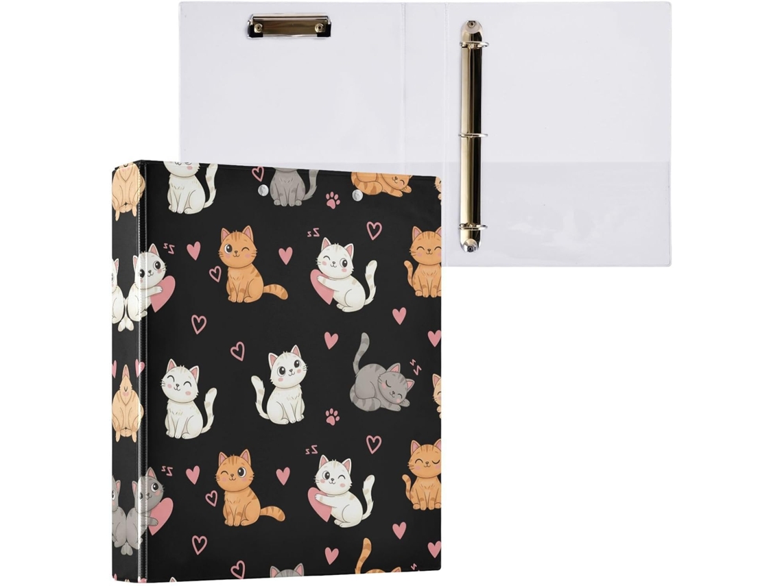 Besportble Carpeta De Anillas Redondo Con Portapapeles Y Oficina Pvc. 27,9 X 21,6 Cm 31,5 27 6