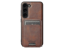 25-26 Suteni H15 Oil Eax Leather Detachable Wallet Back Phone Case