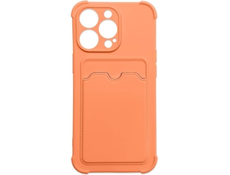Carcasa iPhone 13 LMOBILE Porta Tarjeta Naranja