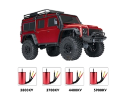 Motor Sin Escobillas De 5900 Kv Con Esc De 35 A Y Tarjeta De Programación Para Coche Teledirigido Trx4 Hsp A Escala 1/12