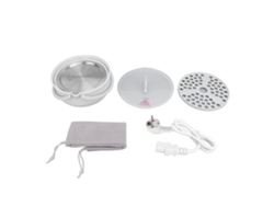 Cocina Eléctrica Plegable De Viaje, Multifuncional, 100-240v, 0.8l Con Base Sus304