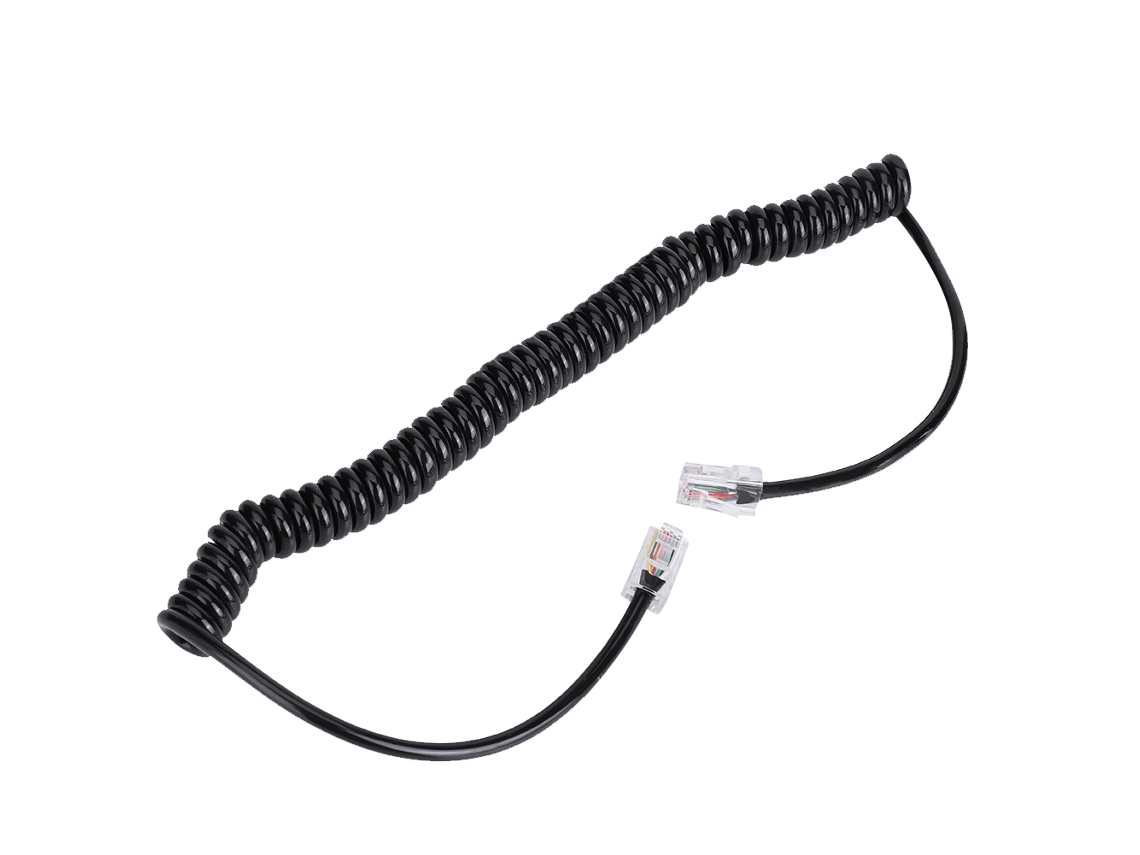 Cable De Micrófono Rj45 De 8 Pines Para Altavoz De Radio De Coche Hm-98 Hm-133 Negro 64cm