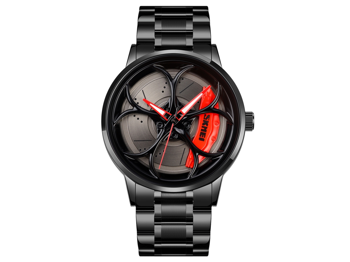 Reloj Skmei 1990 Para Hombre, Resistente Al Agua Hasta 30 M, Cronógrafo De Cuarzo Esqueletizado.