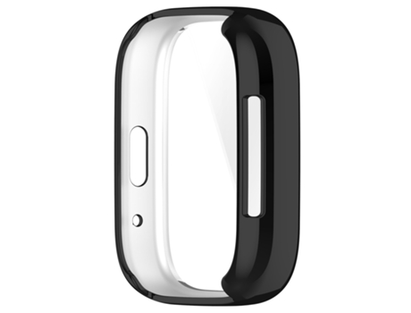 Estojo protetor com revestimento TPU completo para Redmi Watch 3 Lite Negro