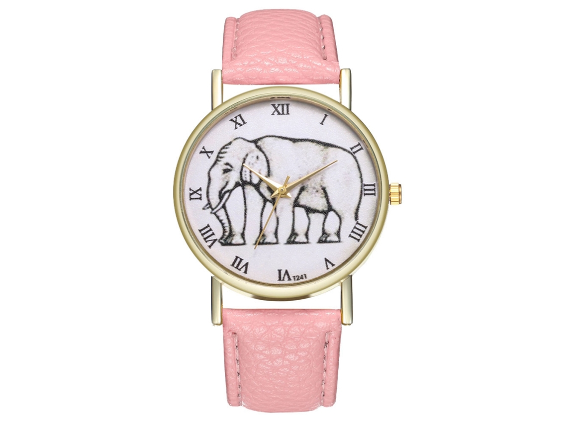 Reloj De Pulsera Para Parejas Zhoulianfa Con Correa De Pu Y Movimiento De Cuarzo (rosa)