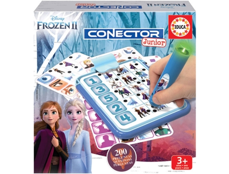 Juego Educativo EDUCA Conector Junior Frozen 2 (Edad Mínima: 3 Años - 23,5 x 23,5 x 4,7 cm)