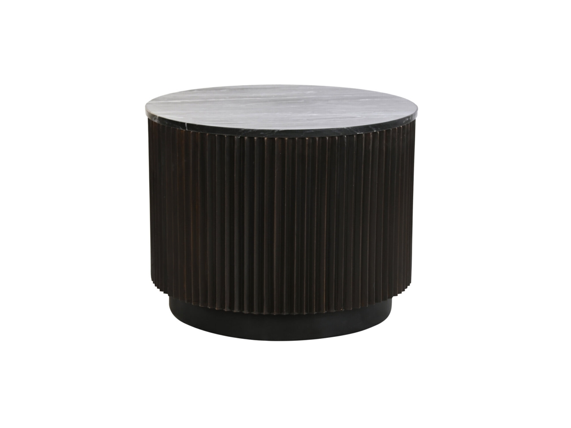 Mesa de centro Alexandra House Living, madera maciza de olmo, 170x109x41cm