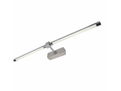Aplique LED de pared para iluminar cuadros, espejos, murales, 18W, tono de luz neutro 4000K, acabado Cromo brillante. 72cm PAPUQ