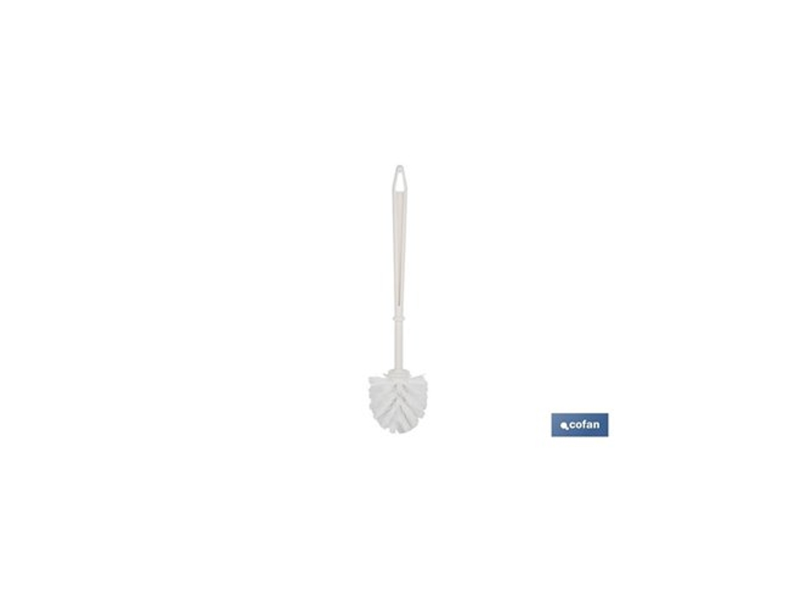 Escobilla De Baño 36cm Fabricada En Polipropileno Color Blanco