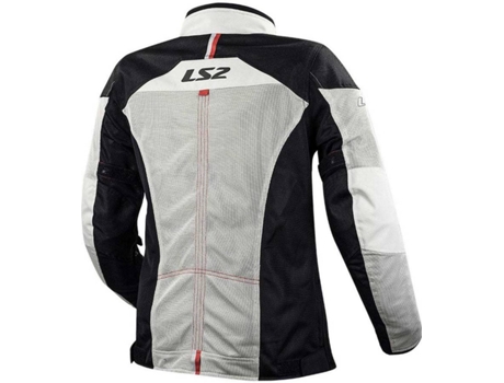 Abrigo para Mujer LS2 Alba Lady Jacket Light Grey Black (Talla: XS)