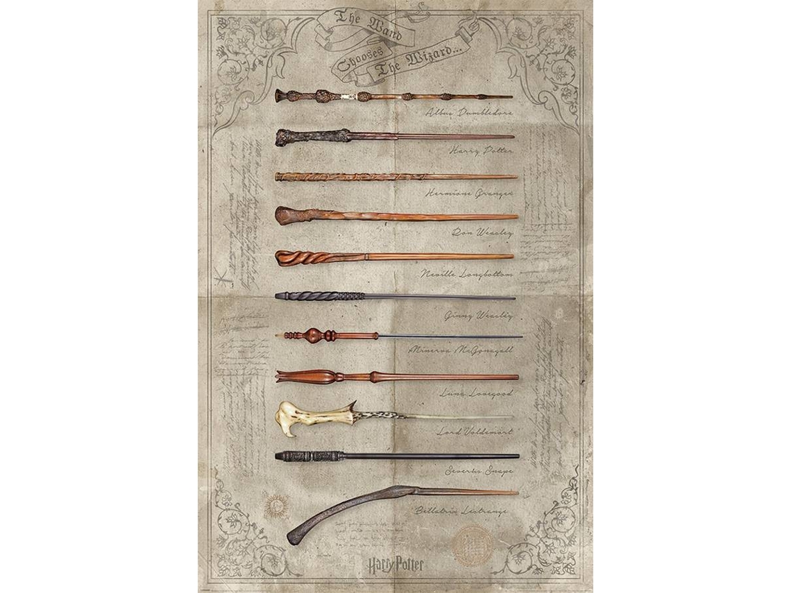 Póster GF Harry Potter Varitas (61x91.5 cm)
