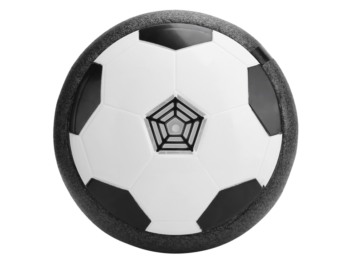 Bola de futebol flutuante Bj com luzes LED, brinquedo infantil para ambientes internos, ideal para bebês e crianças pequenas.