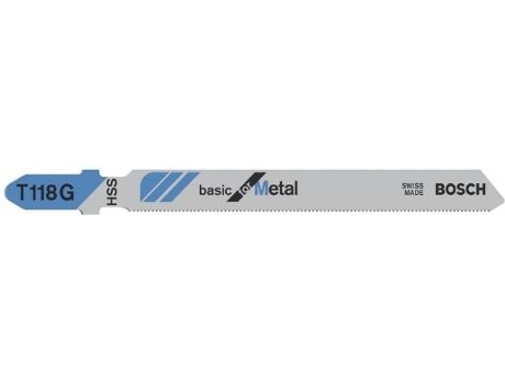 Hoja de Sierra de Calar BOSCH T 118 G Basic para Metal