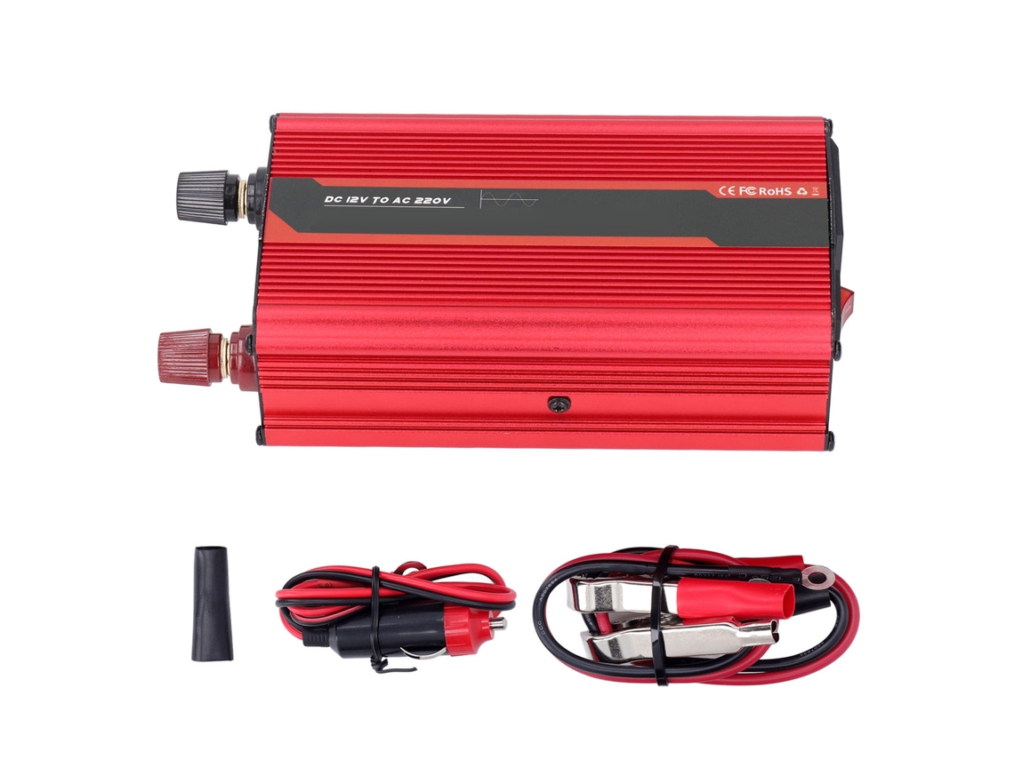 Convertidor De Potencia De Coche Dc12v A Ac220v Onda Senoidal Pura 300w Para Camping Al Aire Libre