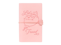 Cuaderno Capa Couro - Gato Pusheen