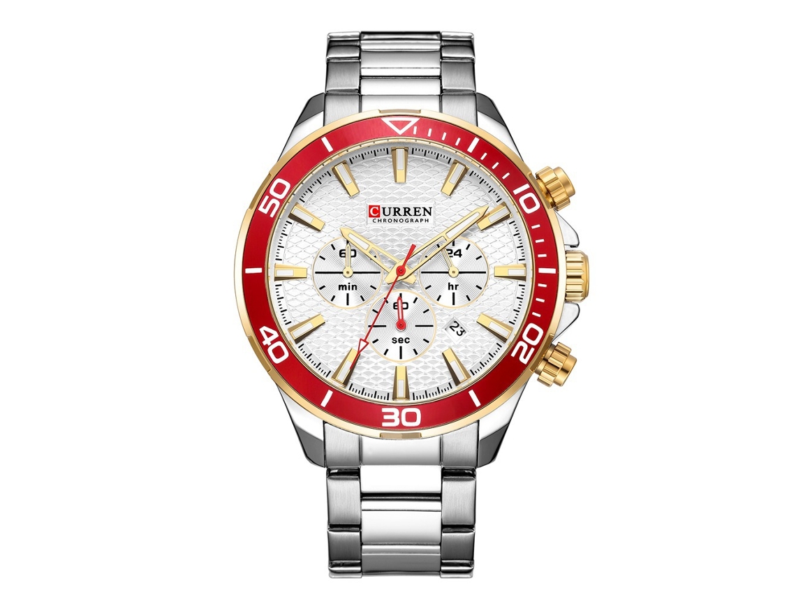 Reloj Casual De Acero Inoxidable Para Hombre Con Esfera Pequeña, Fecha De Cuarzo Y Diseño De Seis Manecillas.