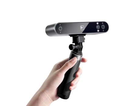 REVOPOINT POP 3 Escáner 3D estándar portátil para impresora 3D, datos de color, precisión de 0,05 mm y velocidad de escaneo de hasta 18 FPS