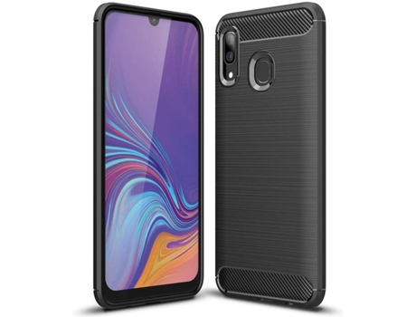 Carcasa Samsung Galaxy A40 LMOBILE Carbono Negro