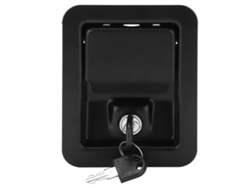 Cerradura De Panel Para Generador De Acero Inoxidable Con 4 Esquinas, Montaje Silencioso Y Llaves. Apta Para Grupos Electrógenos Y Maquinaria.