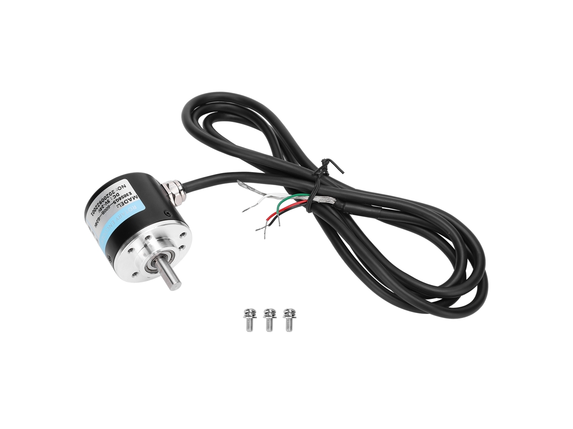 Encoder Incremental De Eje Sólido De 2 Fases Ab 5‑24v Cc Para Automatización De Oficinas 600b
