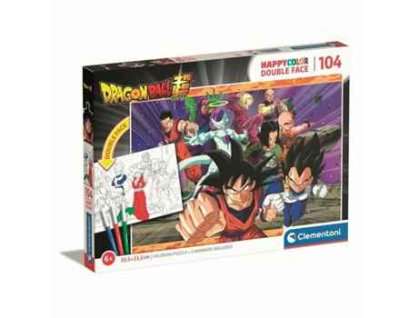 Puzzle para Colorear Clementoni Dragonball (104 Piezas)