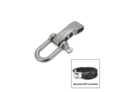 Hebilla Ajustable En Forma De U De Acero Inoxidable Lixada, Paquete De 10 Unidades, Para Pulseras De Paracord, Camping Y Uso Al Aire Libre.