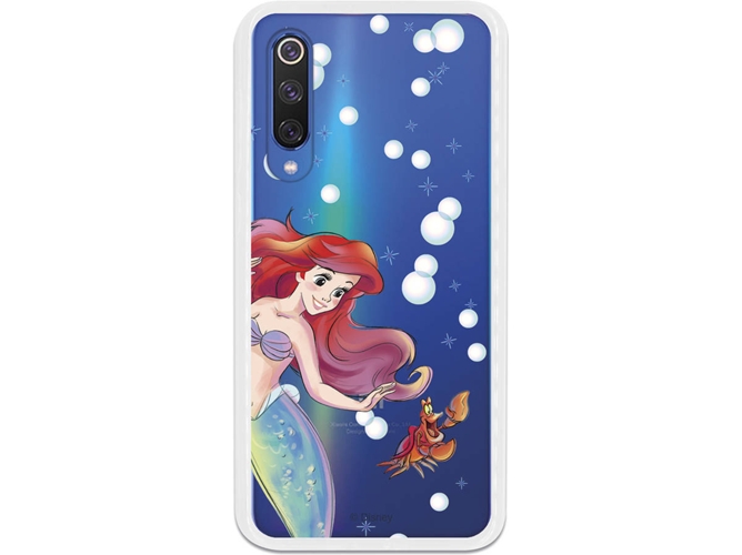 Carcasa Xiaomi Mi 9 SE DISNEY Ariel y Sebastián Multicolor