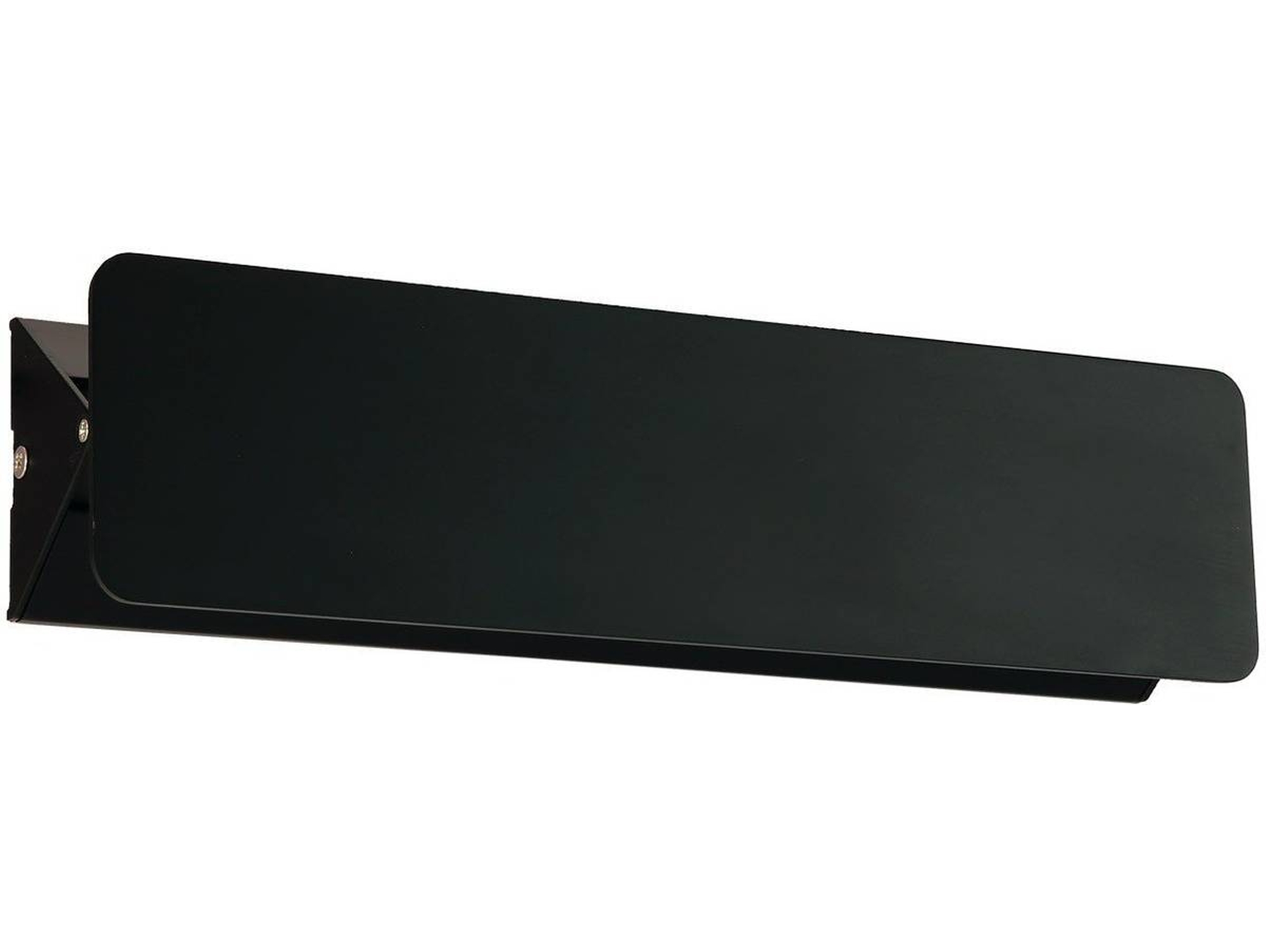 Aplique De Pared Led 10w De Aluminio Lars Negro 3000k Branco Quente