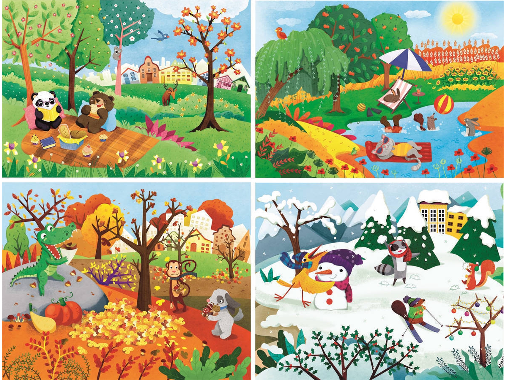 Puzzle CLEMENTONI 4 Estaciones (20 Piezas)