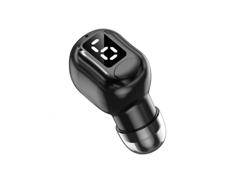 Auriculares Bluetooth True Wireless Mini modelo comercial M5 Tiempo de espera prolongado Pantalla digital HD Reducción de ruido Negro