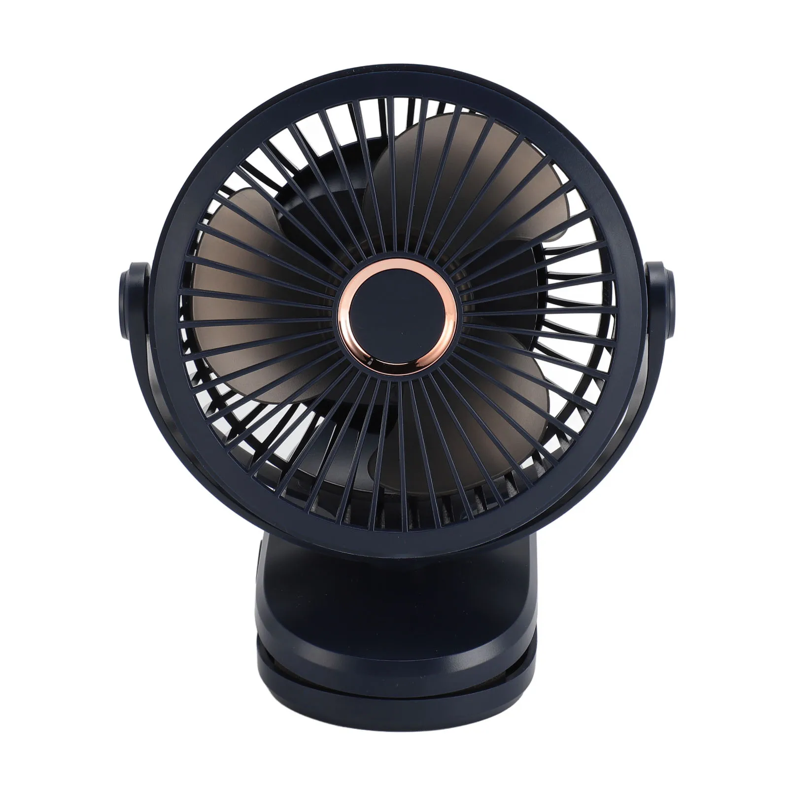 Ventilador De Carga Usb Con Clip De 10000 Mah (azul), Ventilador De Refrigeración Giratorio De 360 Grados.