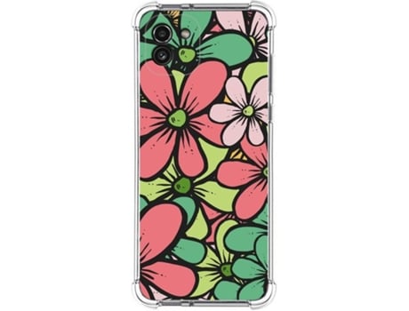 Carcasa para Samsung Galaxy A03 TUMUNDOSMARTPHONE Dibujos Antigolpes Flores 02 Multicolor