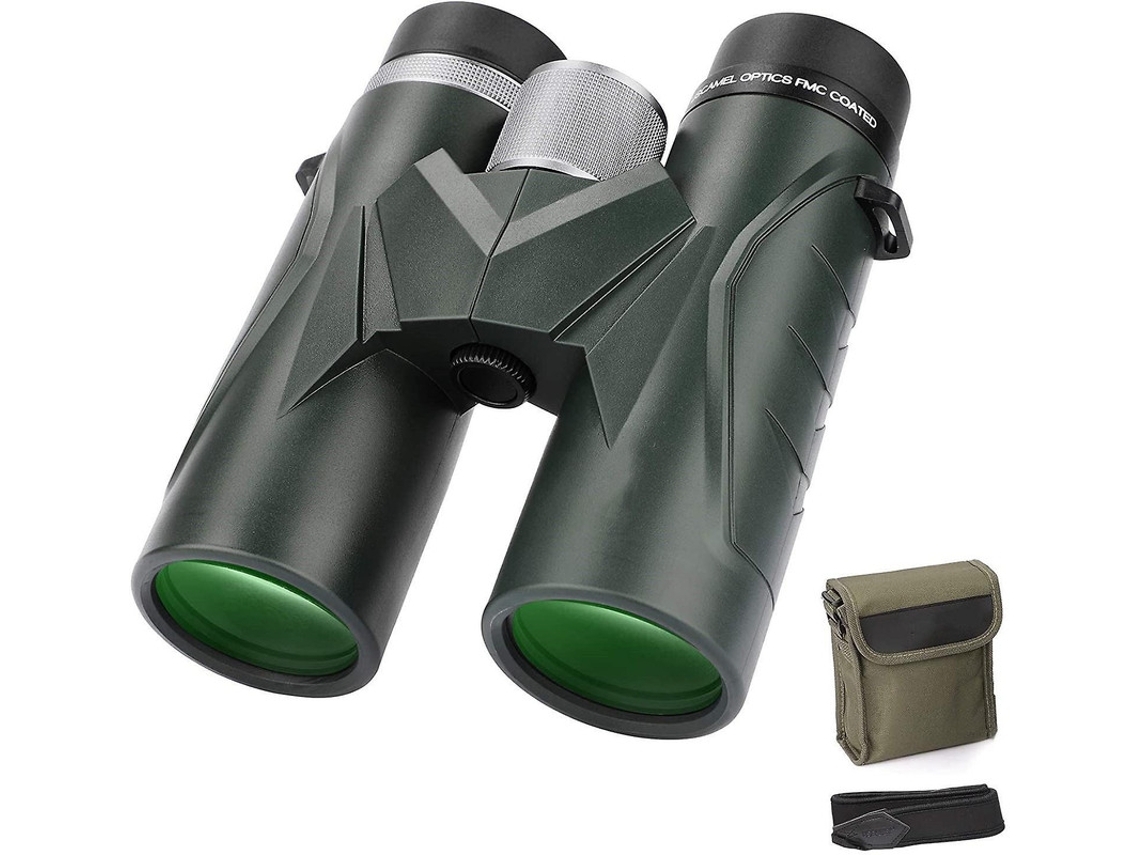 Binoculares 10x42 para adultos, binoculares HD compactos profesionales para observación de aves, viajes, observación de estrellas y campamentos.