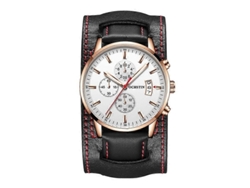 Reloj de pulsera multifuncional de cuero Ochstin 7266, resistente al agua, luminoso, de cuarzo, Hengrongshen