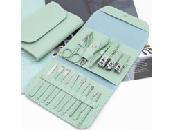 Kit De Manicura Profesional Con 16 Herramientas De Acero Inoxidable Para Uñas Y Pies, Para Mujeres Y Hombres.