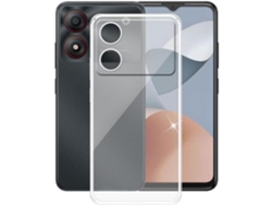 Case For Zte Blade A34 (4g) Gtrpesp Transparent Silicone Tpu Gel Case Mobile Phone Tempered Glass Screen Protector
