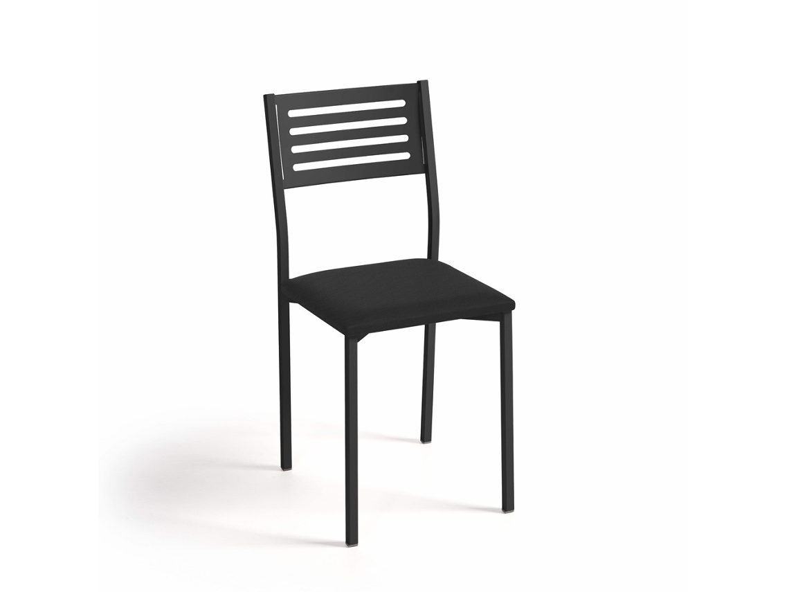 Cadeira de Cozinha Kati Preta 38x86x47cm Michigan Preto FANMUEBLES